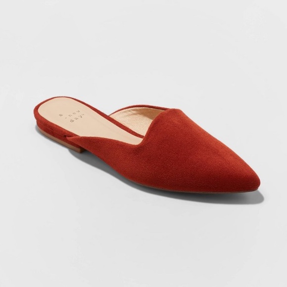 a new day Shoes - Kurin Microsuede Square Throat Mules- A New Day